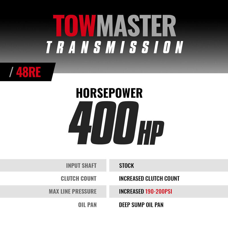 TowMaster Dodge 48RE Tranmission 2003-2004 2WD BD Diesel