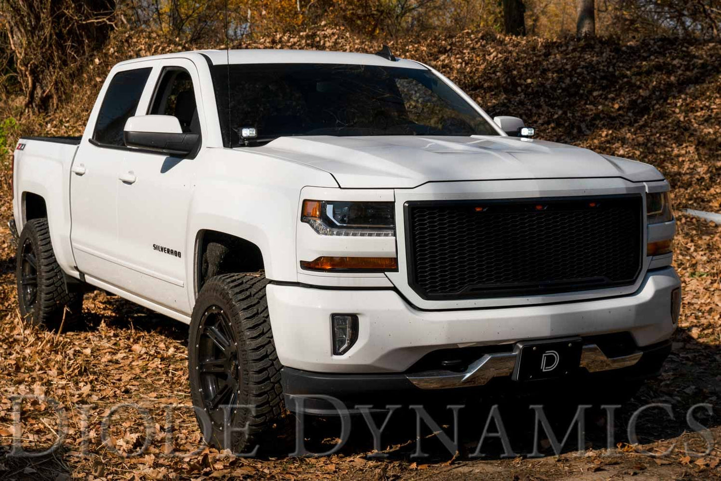 Diode Dynamics - SS3 LED Ditch Light Kit For 2014-2019 Silverado/Sierra Pro White Combo