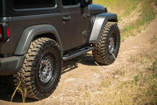 DV8 Offroad 2018+ Jeep Wrangler JL 2-Door Bolt-On OE Plus Side Steps