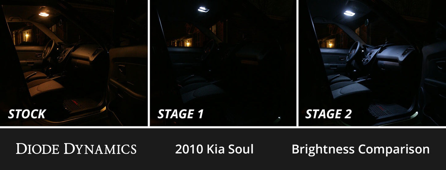 Diode Dynamics - Interior LED Kit For 2014-2019 Kia Soul Cool White Stage 1