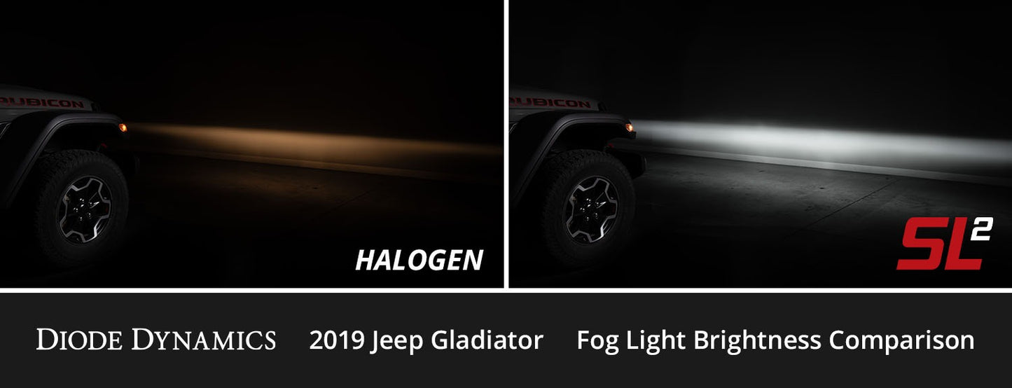 Diode Dynamics - H11/H8/H9 Yellow SL2 LED Bulbs (four)