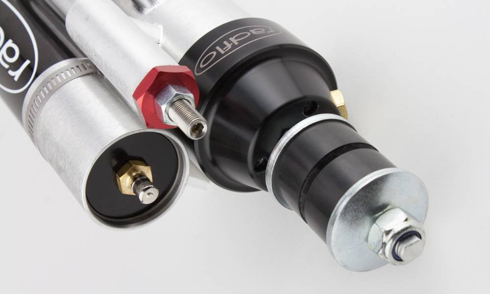 2.5 Inch Front Bypass Shocks 2 Tube with Remote Reservoirs for 2007-2017 Jeep JK OE Replacement Radflo