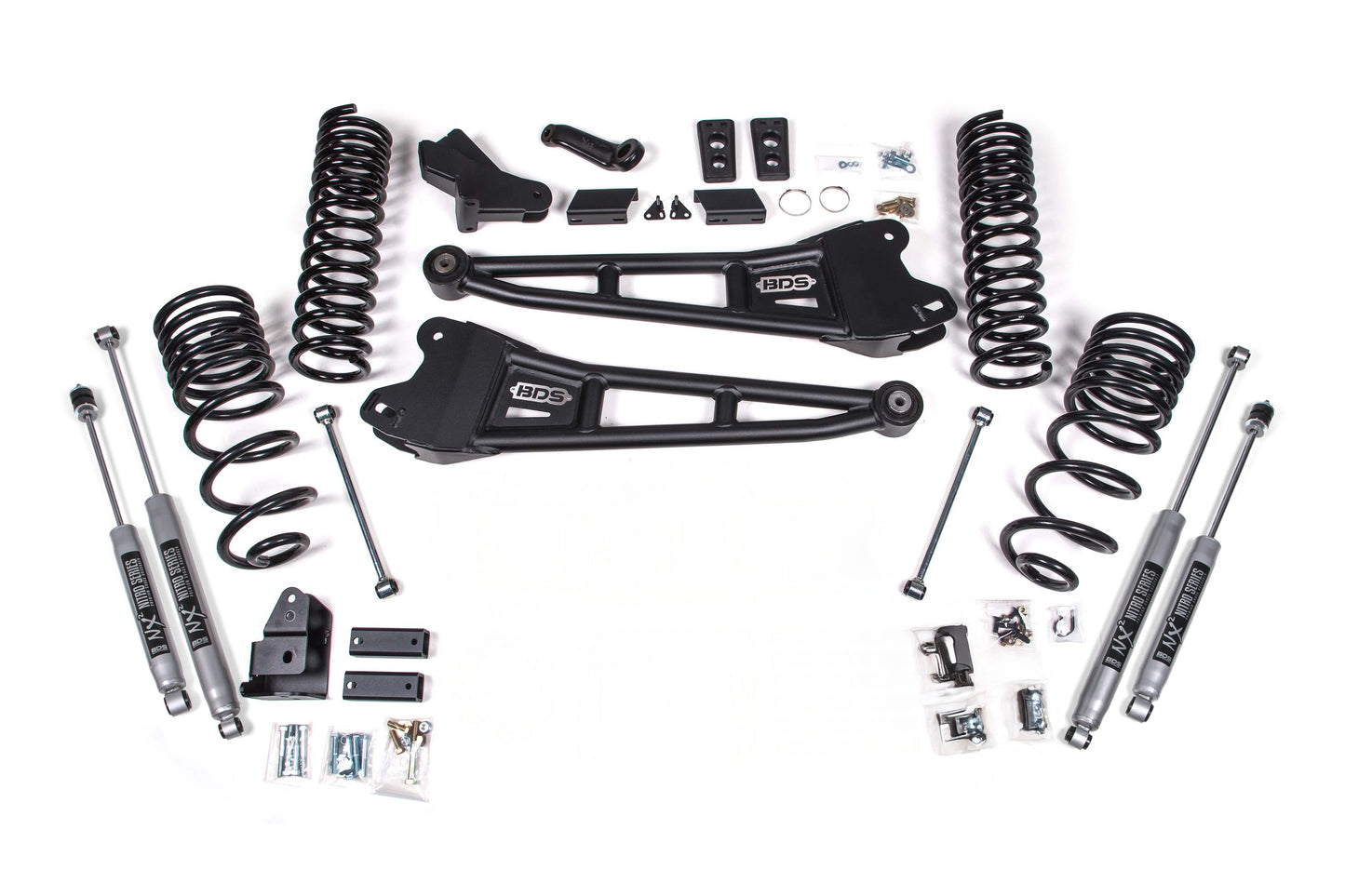 2025 Ram 2500 4wd (Diesel) 4" Radius Arm Suspension Lift Kit  2.5" Rear Lift  Co