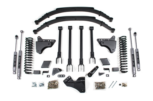 11-16 F250/350 8in 4-Link Sys - Gas