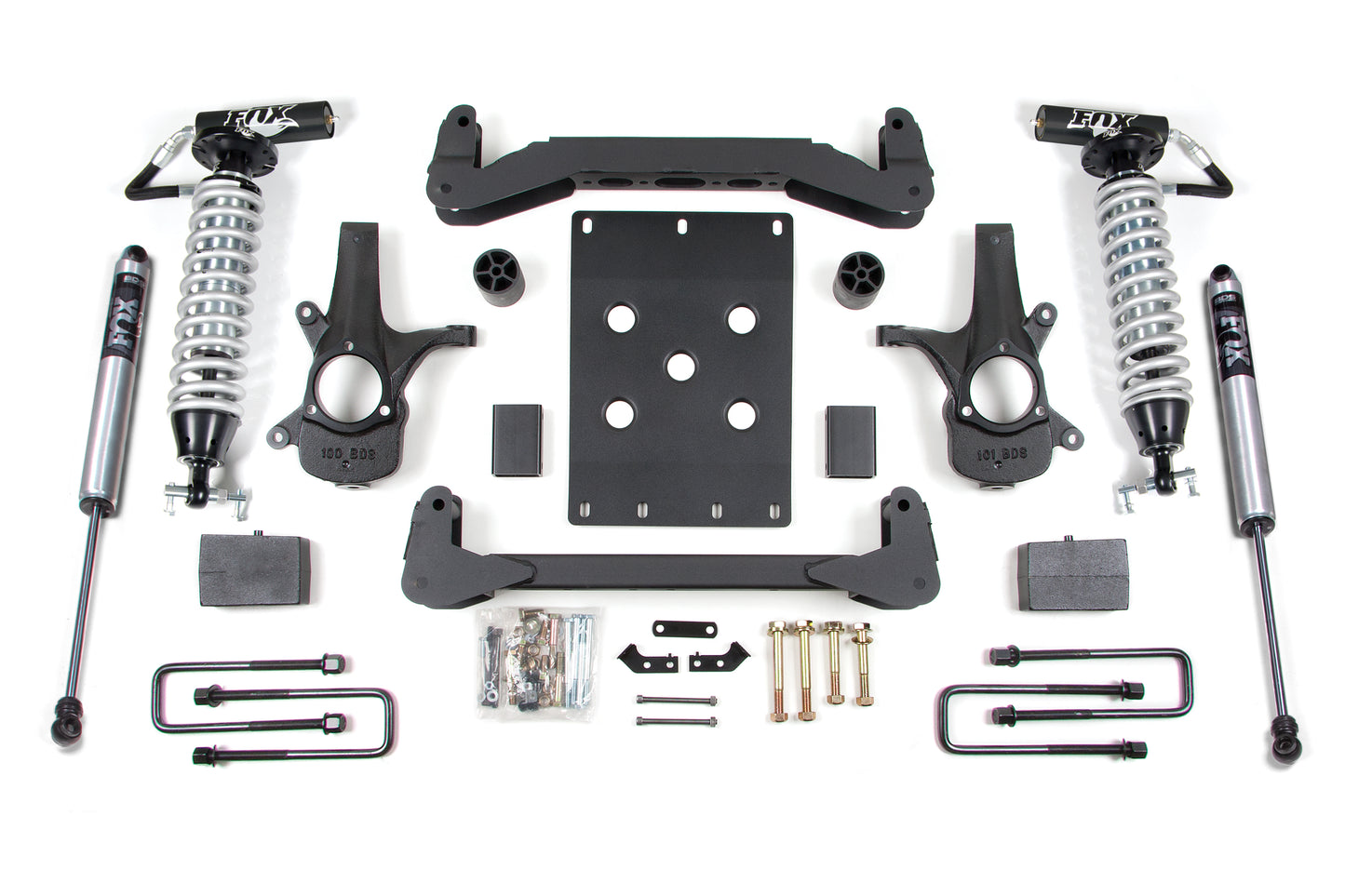 X - 07-13 Chevy 2wd 4/4 W/Blk - Fox 2.5 C/O