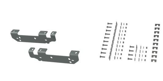 RVR2401 CUSTOM INSTALLATION KIT FOR UNIVERSAL MOUNTING RAILS FOR SOME FORD TRUCKS