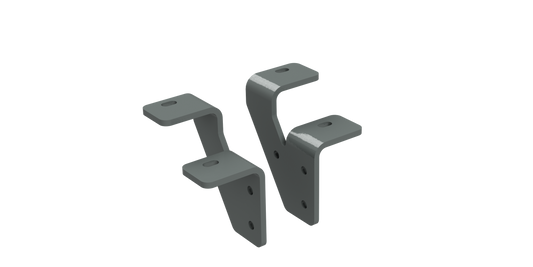 RVR3202 CUSTOM INSTALLATION KIT FOR UNIVERSAL MOUNTING RAILS FOR SOME RAM TRUCKS