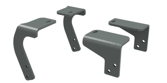 RVR3205 CUSTOM INSTALLATION KIT FOR UNIVERSAL MOUNTING RAILS FOR SOME RAM TRUCKS