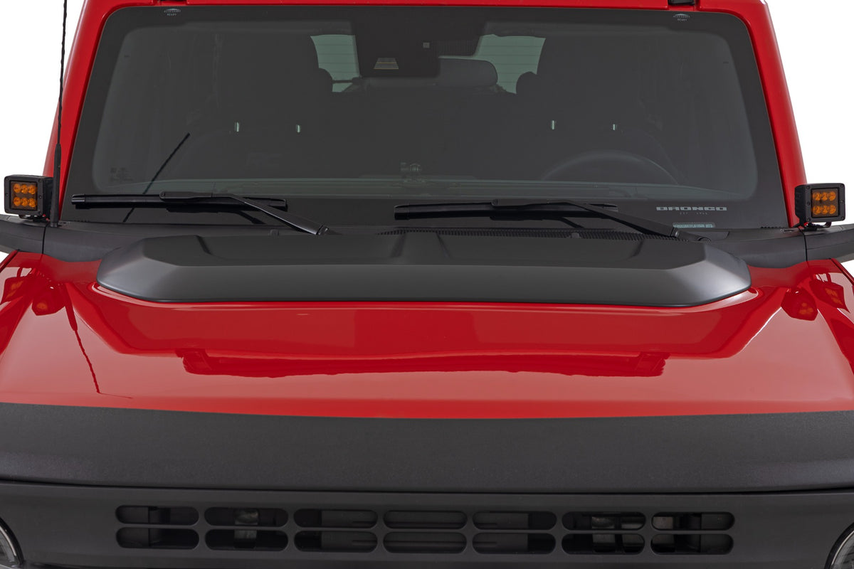 Hood Scoop | YZ Oxford White | Ford Bronco 4WD (2021-2025)