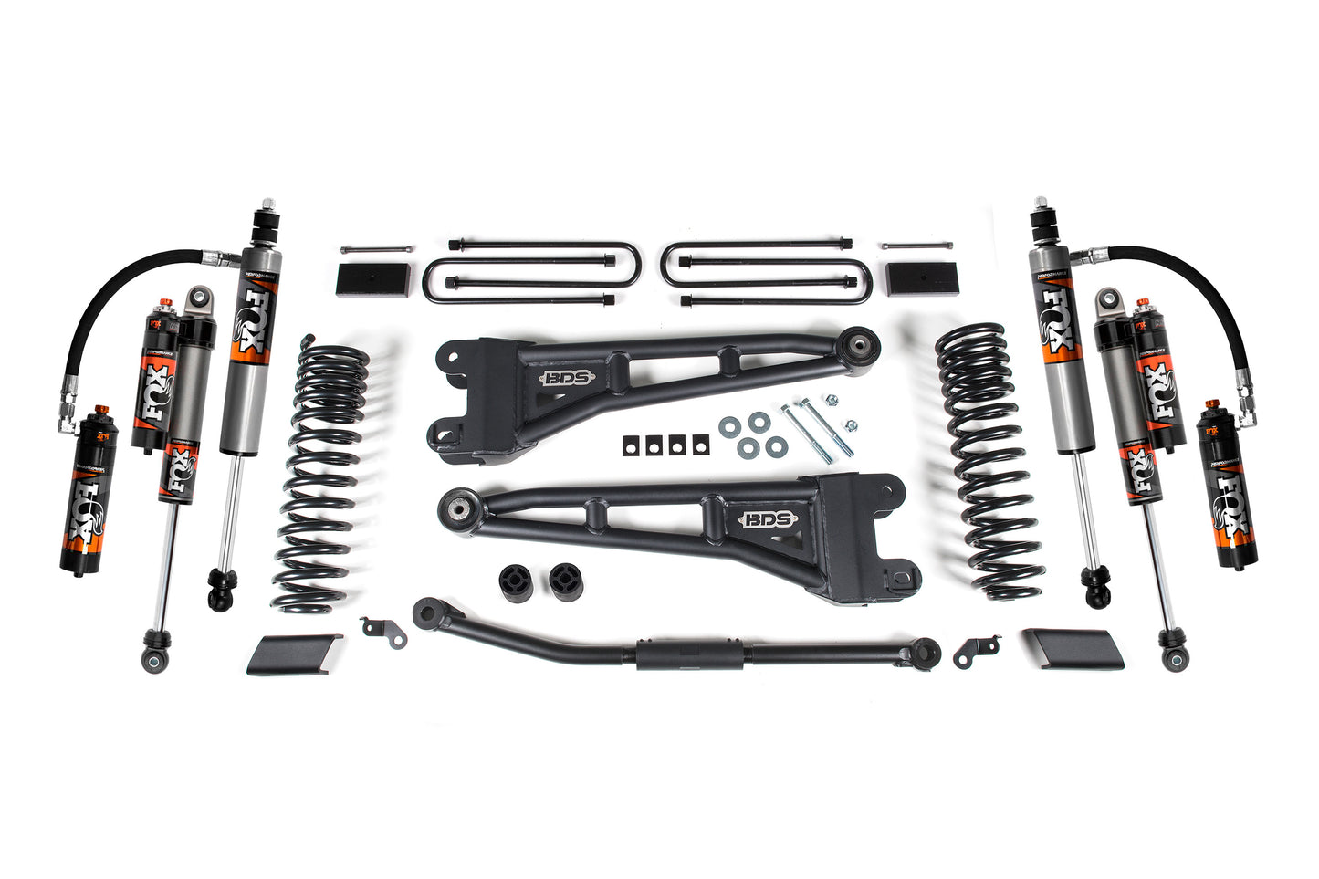 2023-2026 Ford F450 2.5" Radius Arm Suspension Lift Kit 1" Rear Block - 2.0 I