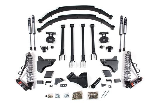 2011-2016 Ford F250/F350 4wd 8" 4-Link Suspension Lift Kit  7" Rear  Spring  Die