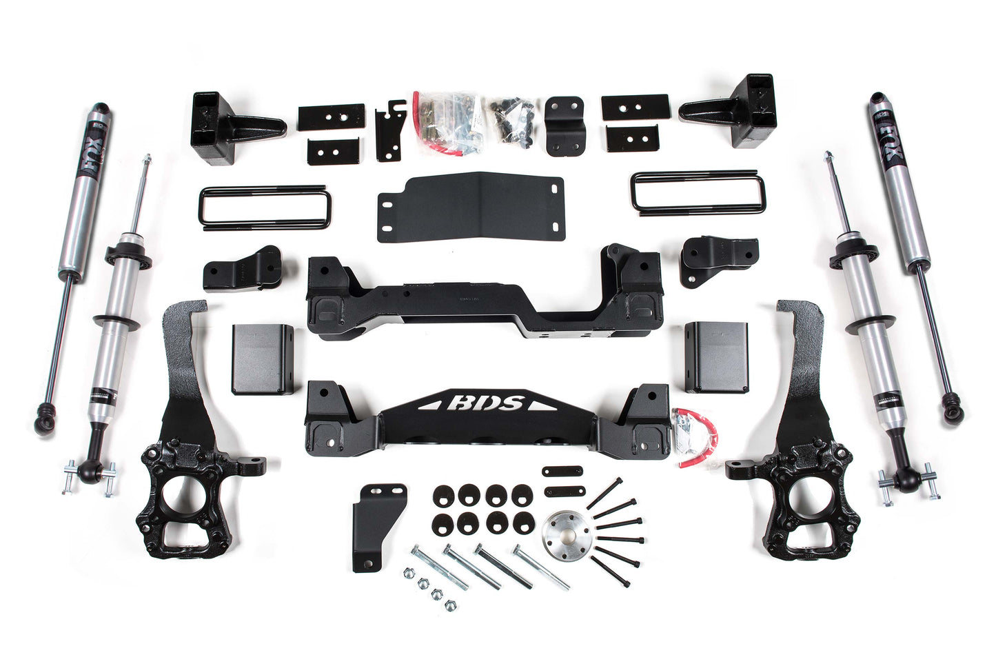 2015-2020 Ford F150 4wd 6" Suspension Lift Kit 3" Rear Block - Fox 2.0 IFP PS S