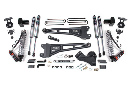 2017-2019 Ford F250/F350 4wd 4" Radius Arm Suspension Lift Kit  2" Rear  Block