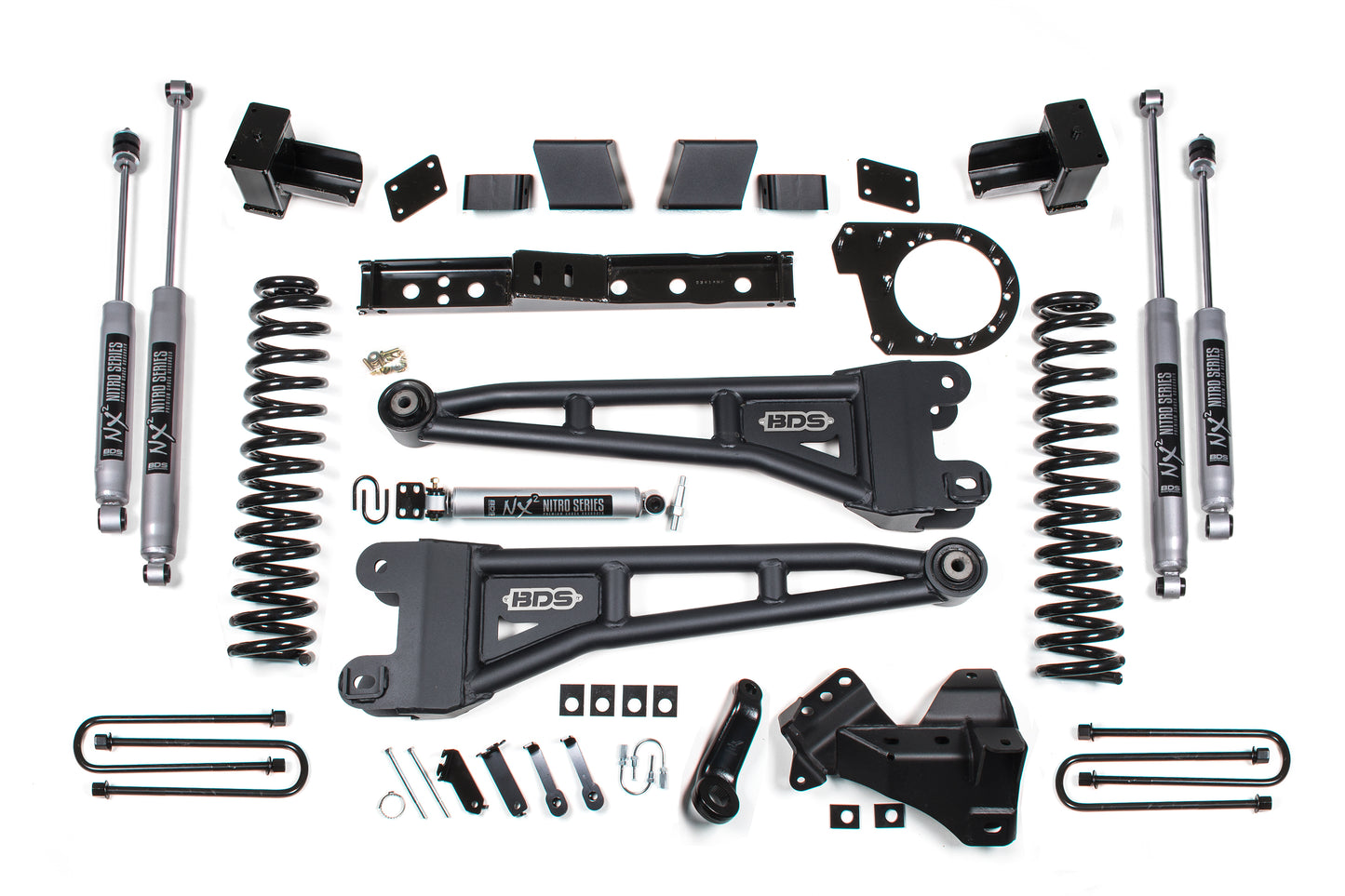 2020-2022 Ford F350 4wd 6" Radius Arm Suspension Lift Kit  4" Rear  Block  Diese