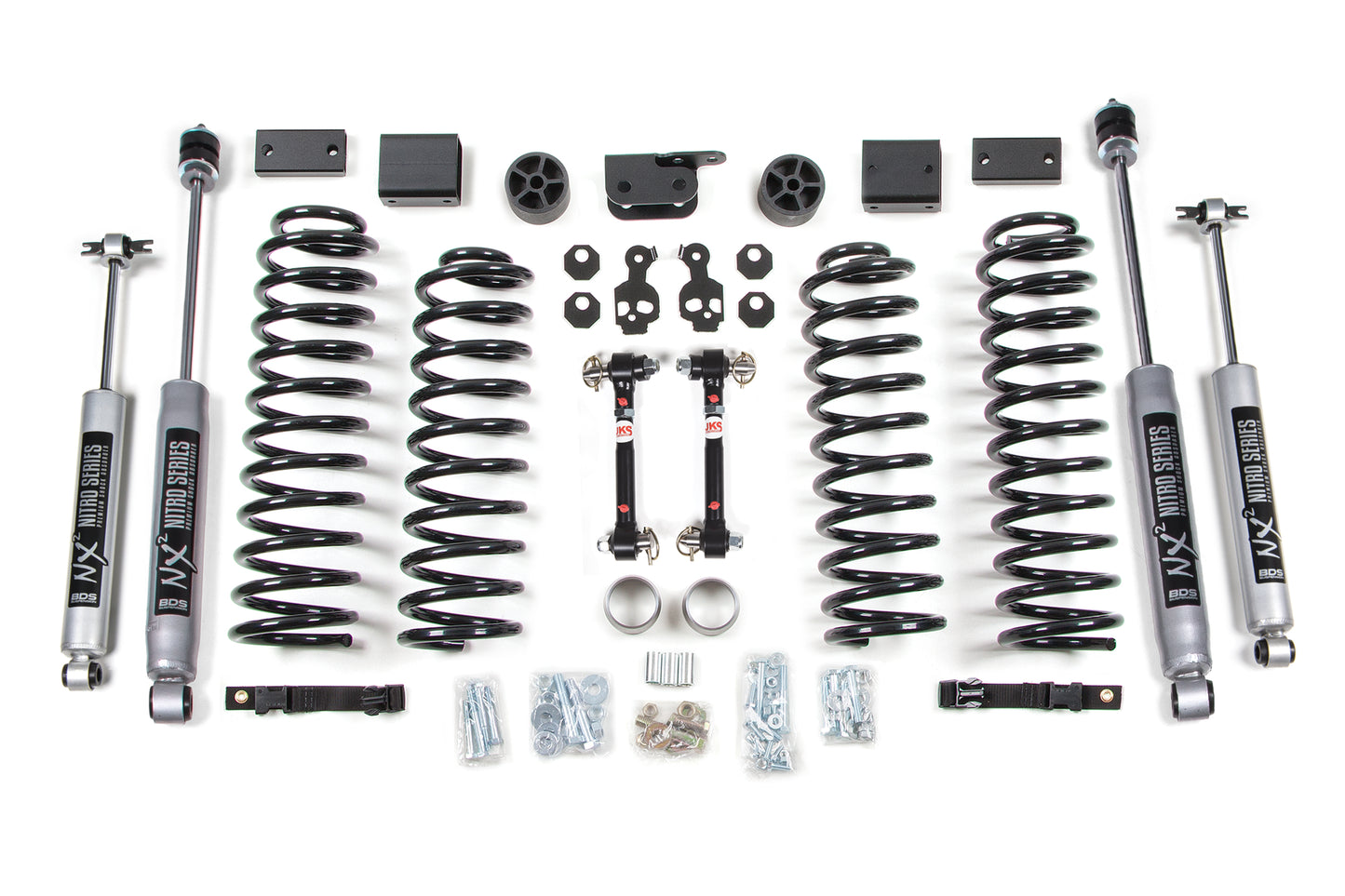 2012-2018 Jeep Wrangler JK 4WD 4-Door 3" Suspension Lift Kit - Incl. RHD - Fox 2