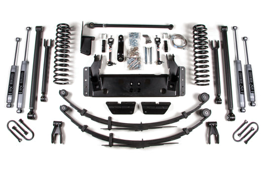 1997-01 Jeep Cherokee XJ 6.5" Long Arm Suspension Kit W/8.25" Rear End