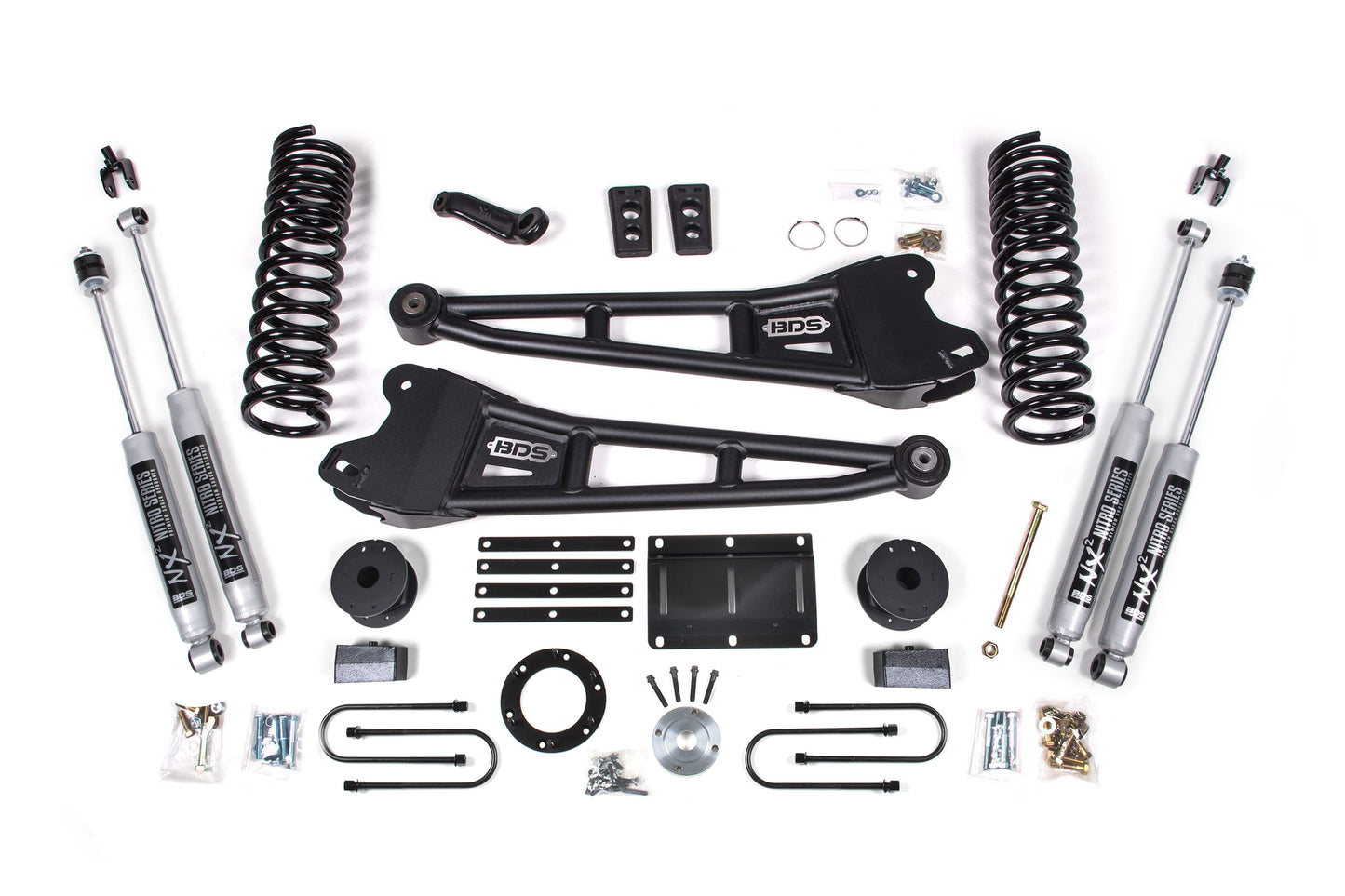 2013-2018 Ram 3500 4wd 5.5" Radius Arm Suspension Lift Kit 6" Rear Block - Ga