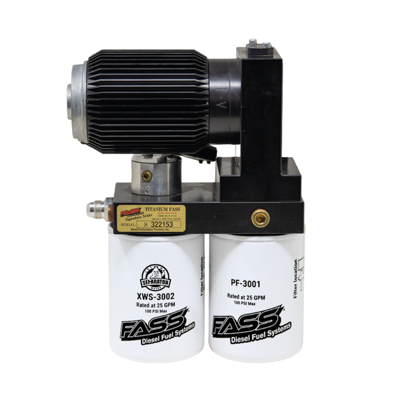 FASS 98.5-04.5 Dodge 2500/3500 Cummins 250gph Titanium Plus Fuel Air Separation System