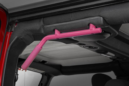 Grab Handles | Steel | FR & RR | Pink | Jeep Wrangler JK (07-18)
