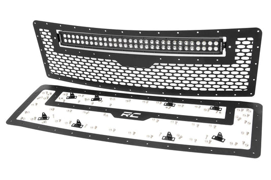 Mesh Grille | 30" Dual Row LED | Black | Ford F-150 2WD/4WD (09-14)