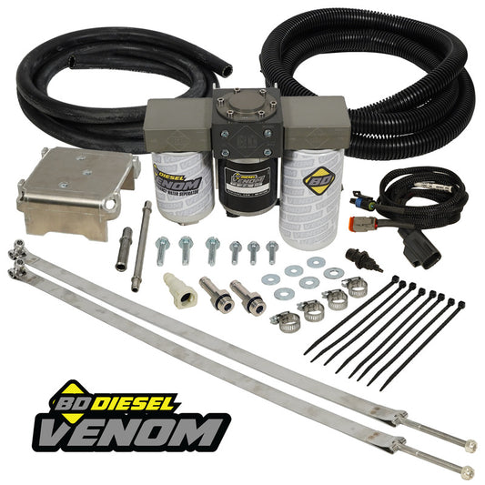 Venom Power Stroke Fuel Lift Pump c/w Filter and Separator Ford 6.4L 2008-2010 F-250/F-350 BD Diesel