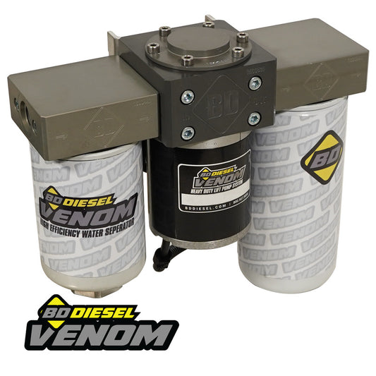Venom Power Stroke Fuel Lift Pump c/w Filter and Separator Ford 6.4L 2008-2010 F-250/F-350 BD Diesel