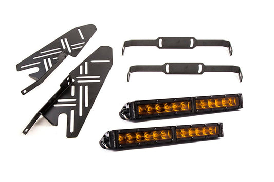 Diode Dynamics - SS12 LED Fog Light Kit For 2017-2020 Ford Raptor  Amber Driving