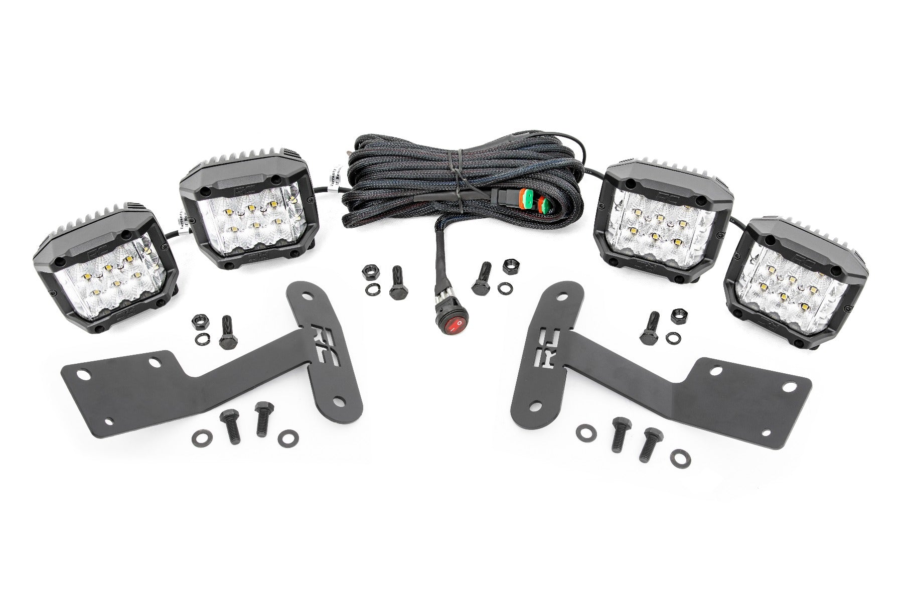 LED Light Kit | Ditch Mount | 3" OSRAM | Wide | Toyota Tundra 2WD/4WD (14-21)