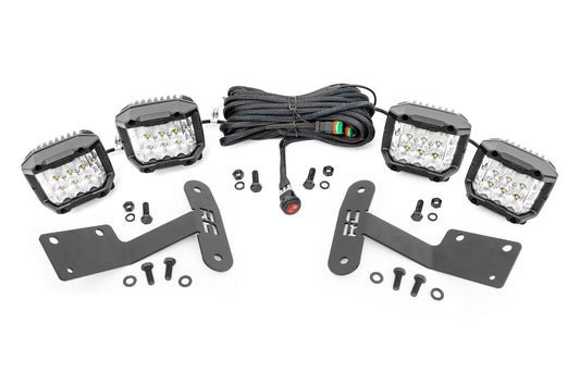 LED Light Kit | Ditch Mount | 3" OSRAM | Wide | Toyota Tundra 2WD/4WD (14-21)