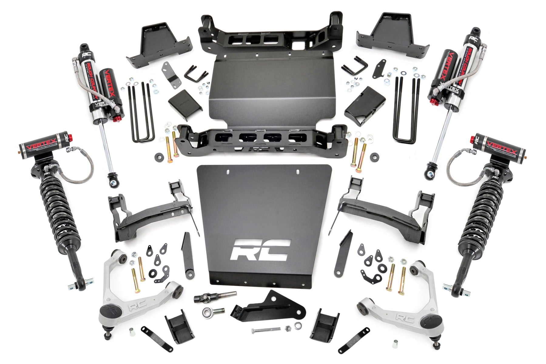 7 Inch Stamped Steel LCA Lift Kit | Forged UCA | Bracket | Vertex | Chevy/GMC 1500 (16-18)