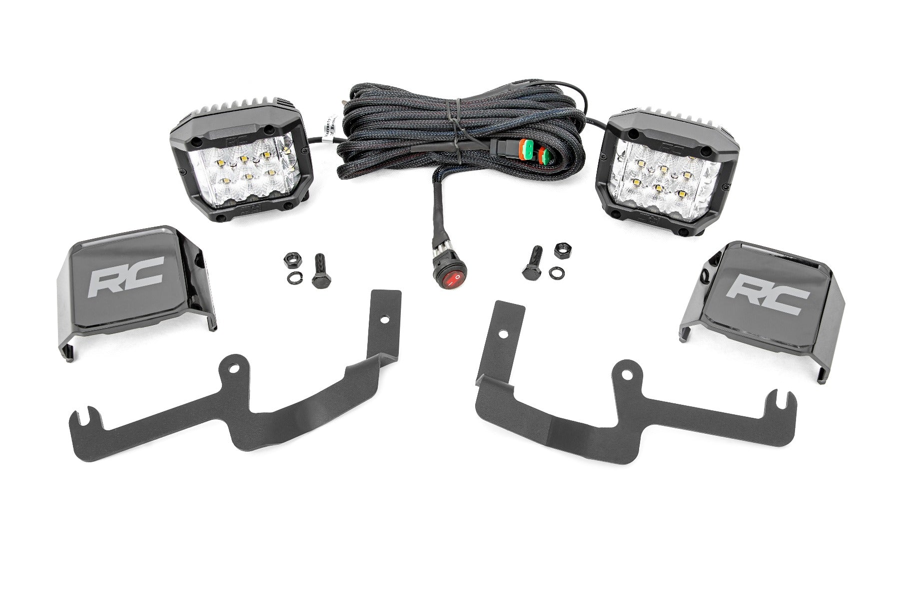 LED Light Kit | Ditch Mount |  3" OSRAM | Wide | Chevy Silverado 1500 (19-24)