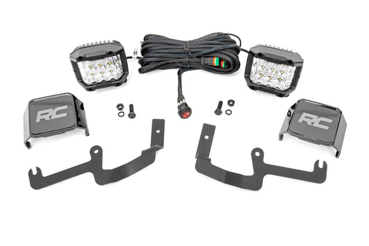 LED Light Kit | Ditch Mount |  3" OSRAM | Wide | Chevy Silverado 1500 (19-24)