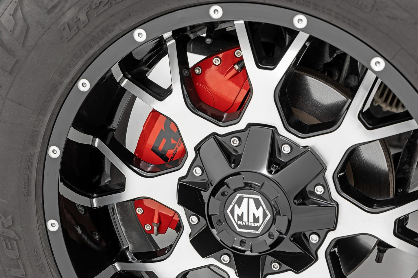 Caliper Covers | Rear | Red | Chevy/GMC Sierra 1500 (19-25)/Silverado 1500 (19-26) 
