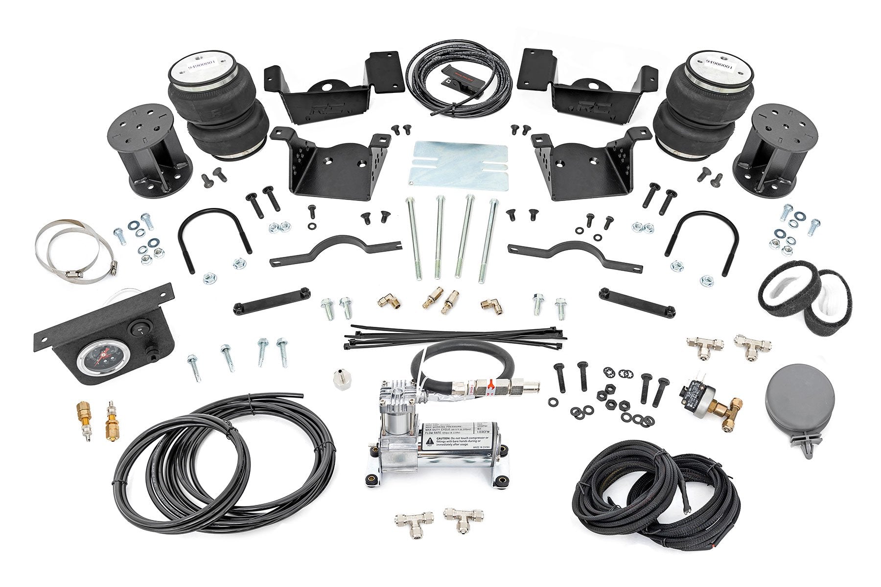 Air Spring Kit w/compressor | 3-5 Inch Lift Kit | Chevy/GMC 2500HD/3500HD (20-26)
