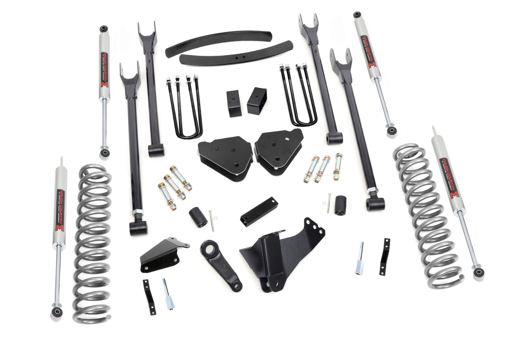 6 Inch Lift Kit | Gas | 4 Link | M1 | Add-A-Leaf | Ford F-250/F-350 Super Duty (05-07)