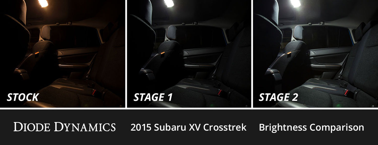 Diode Dynamics - Interior LED Kit For 2013-2016 Subaru XV Crosstrek  Cool White Stage 2