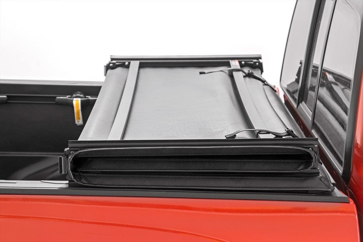Soft Tri-Fold Bed Cover | 5'7" Bed | Ford F-150 (21-25)/F-150 Lightning (22-25) 