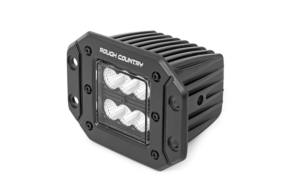 2 Inch Black Series LED Light Pods | Spot | Flush Mount