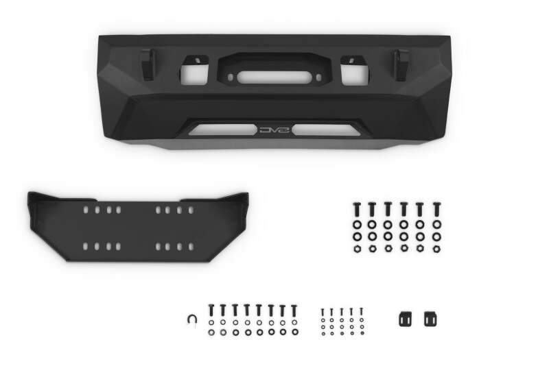 DV8 Offroad 14-24 Toyota 4Runner Centric Series Winch Front Bumper