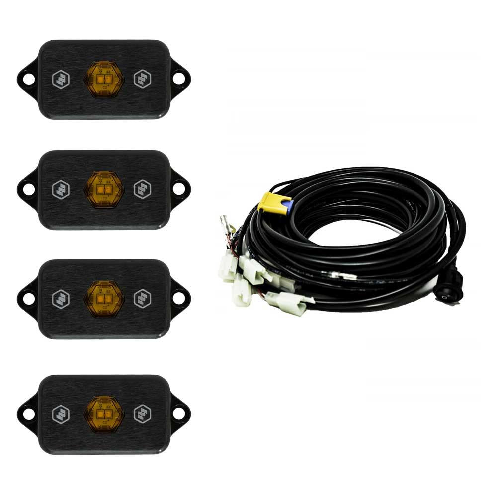 Rock Light Kit Universal Baja Amber Baja Designs