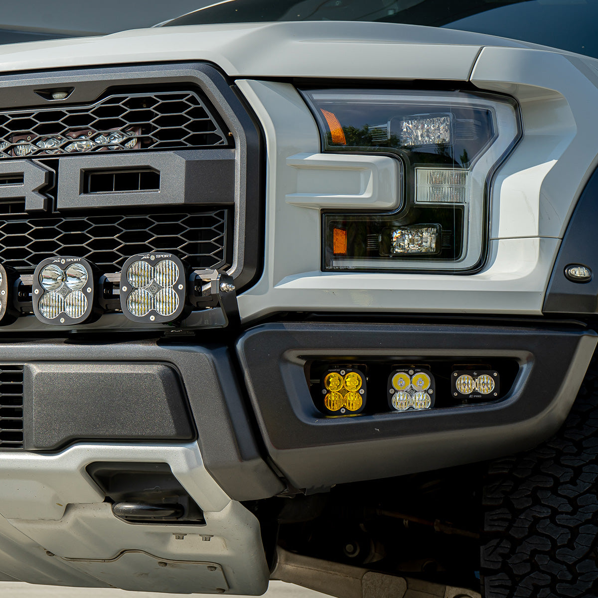 17-20 Ford Raptor Fog Pocket Kit Sportsmen Baja Designs
