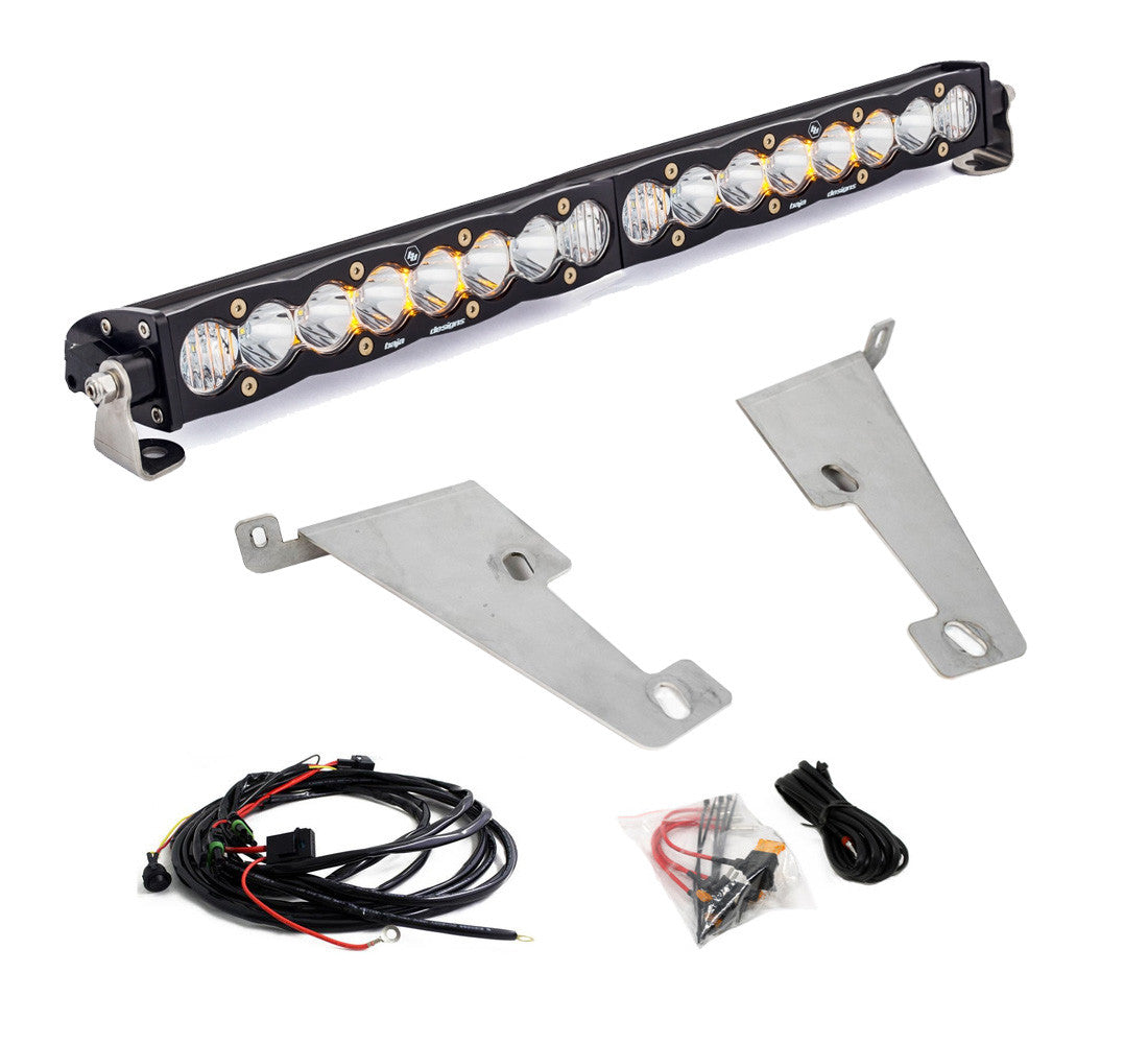 2022 Toyota Tundra 20 Inch S8 Behind Bumper Kit Clear Non-Hybrid Baja Designs