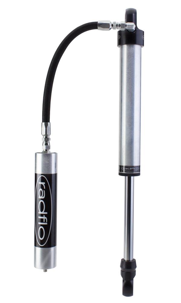 OE Replacement 2.0 Inch Rear Shock Smooth Body 19 and Up Ranger For Stock Height W/Remote Reservoir and Compression Adjuster Radflo