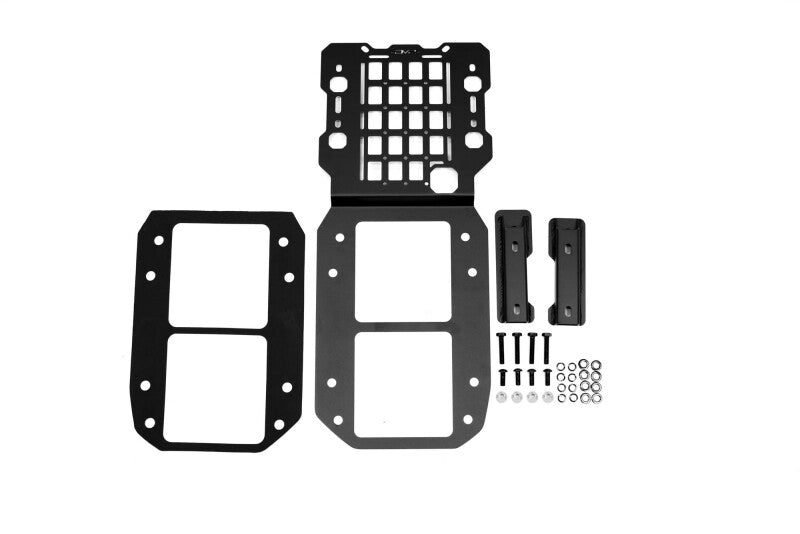 DV8 Offroad 2018-2025 Jeep Wrangler JL Tailgate Reinforcement Molle Panel