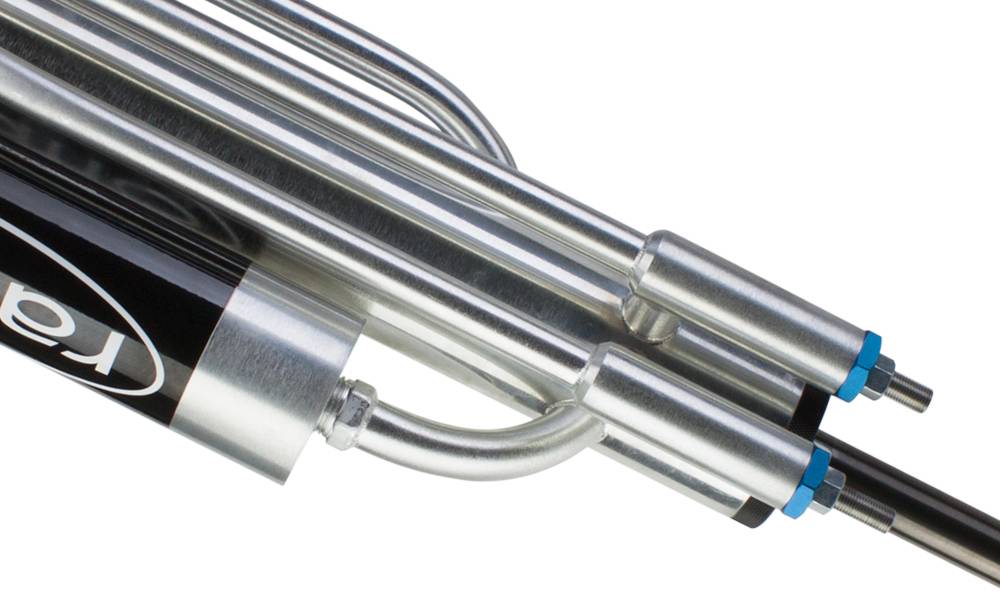 2.5 Inch Rear Bypass Shocks 2 Tube with Remote Reservoirs for 2007-2017 Jeep JK OE Replacement Radflo