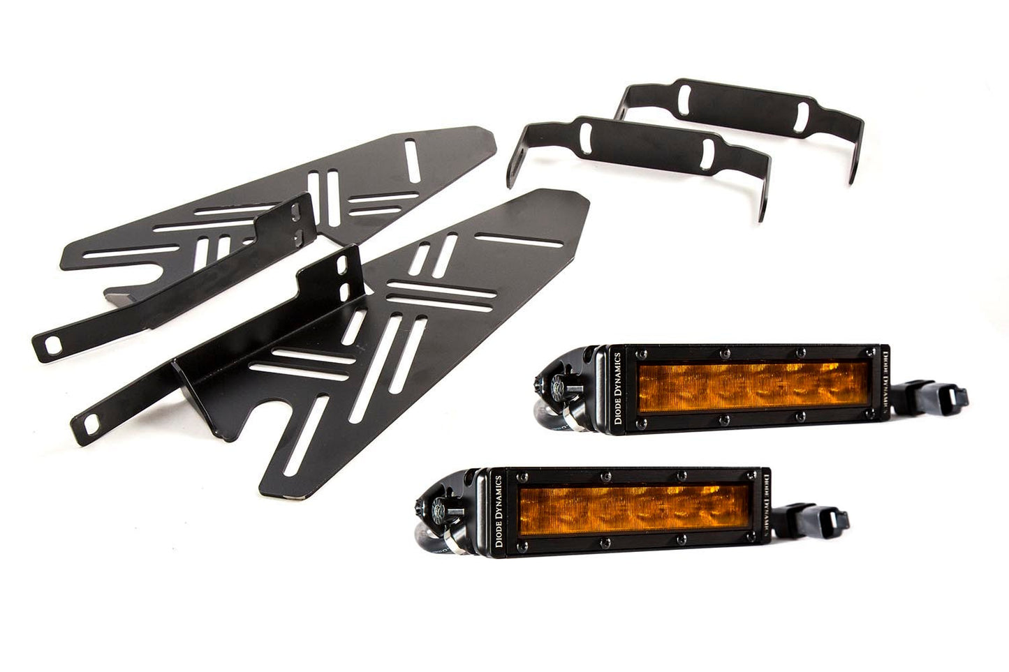 Diode Dynamics - SS6 LED Fog Light Kit For 2017-2020 Ford Raptor  Amber Wide