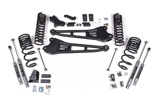 2025 Ram 2500 4wd (Diesel) 4" Radius Arm Suspension Lift Kit  2.5" Rear Lift  Co