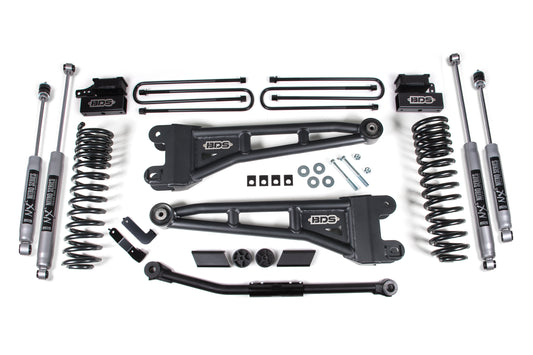 2020-2022 Ford F-450 Super Duty 4wd 3" Radius Arm Suspension Lift Kit  1" Rear L