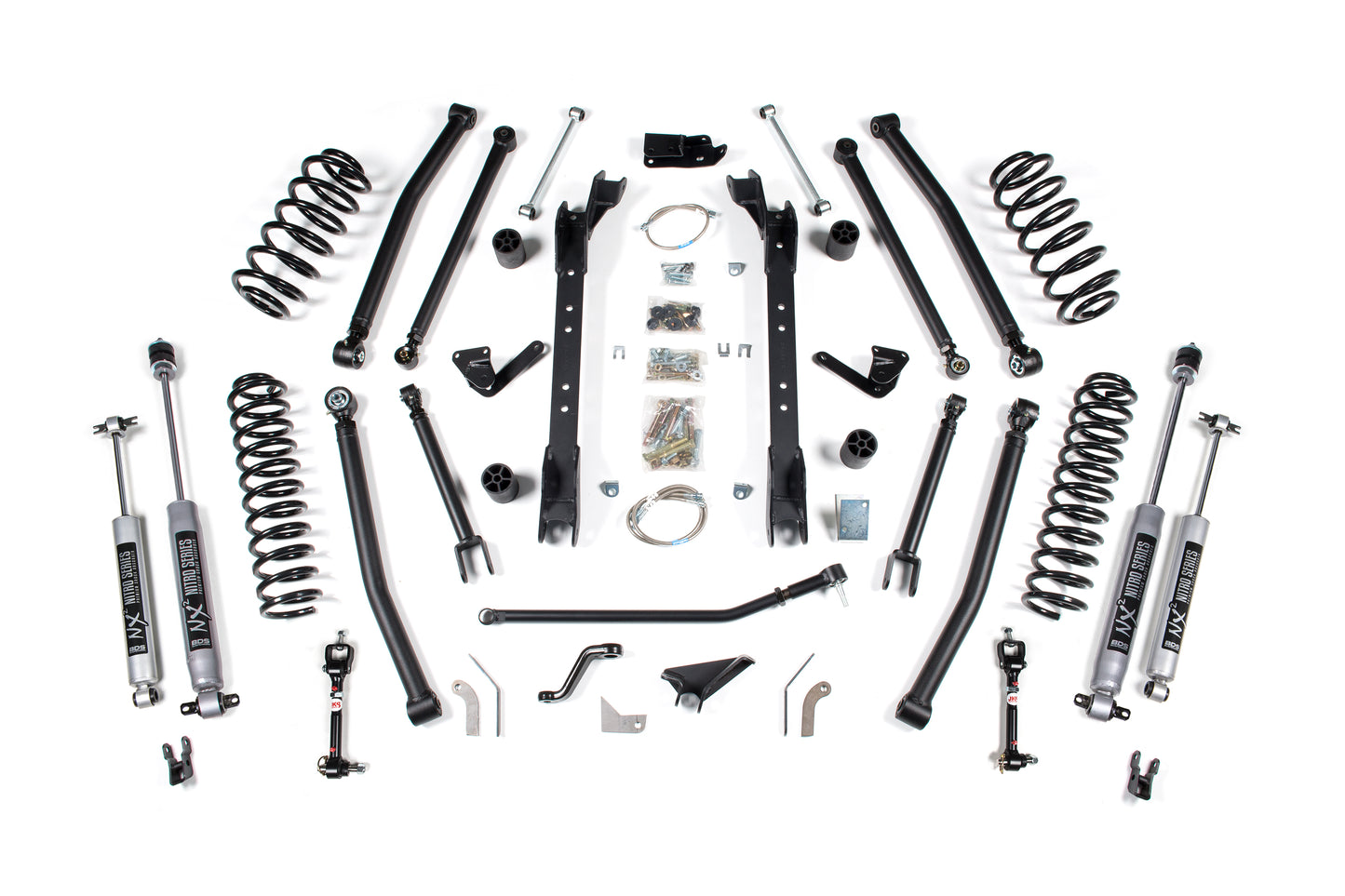 97-06 TJ 4.5/4.5 Long Arm Kit
