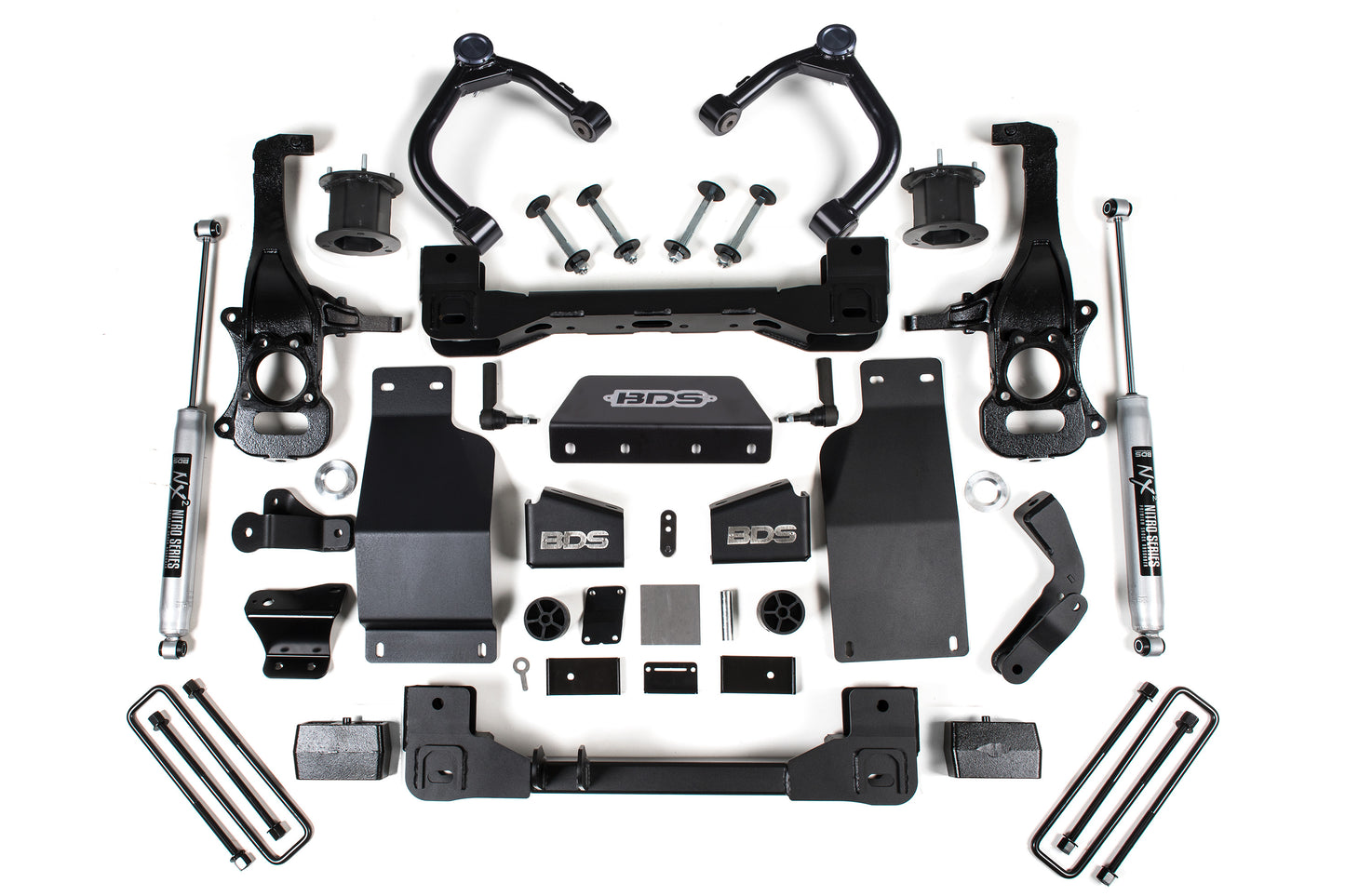 2019-2024 Chevy/GMC 1500 4wd 4" Suspension System - Diesel - Fox